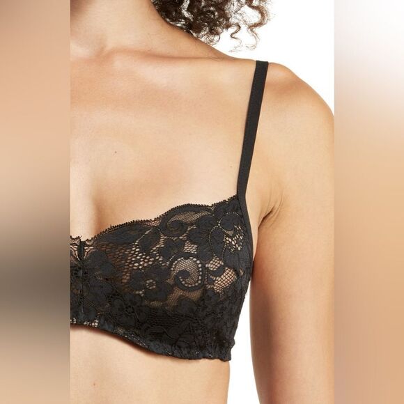 We are HAH Hook Up Underwire Demi Bra in Noir - Picture 5 of 7